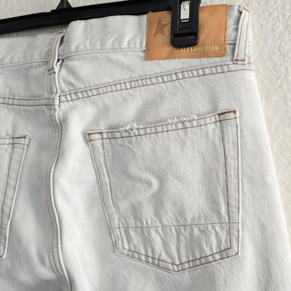 Golden Goose Brooke Boyfriend Bleached Jeans Size 27 - Picture 4 of 11